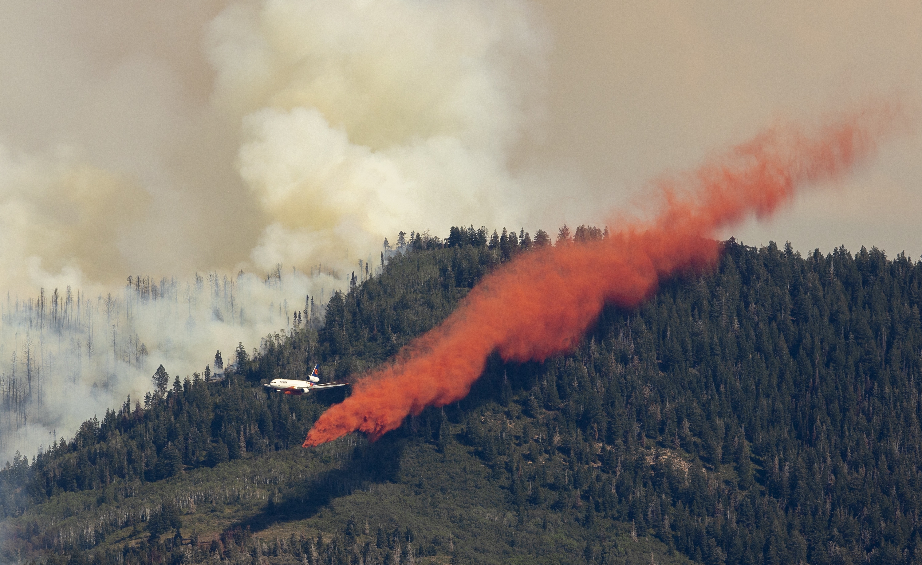 Smokey skies, being grateful