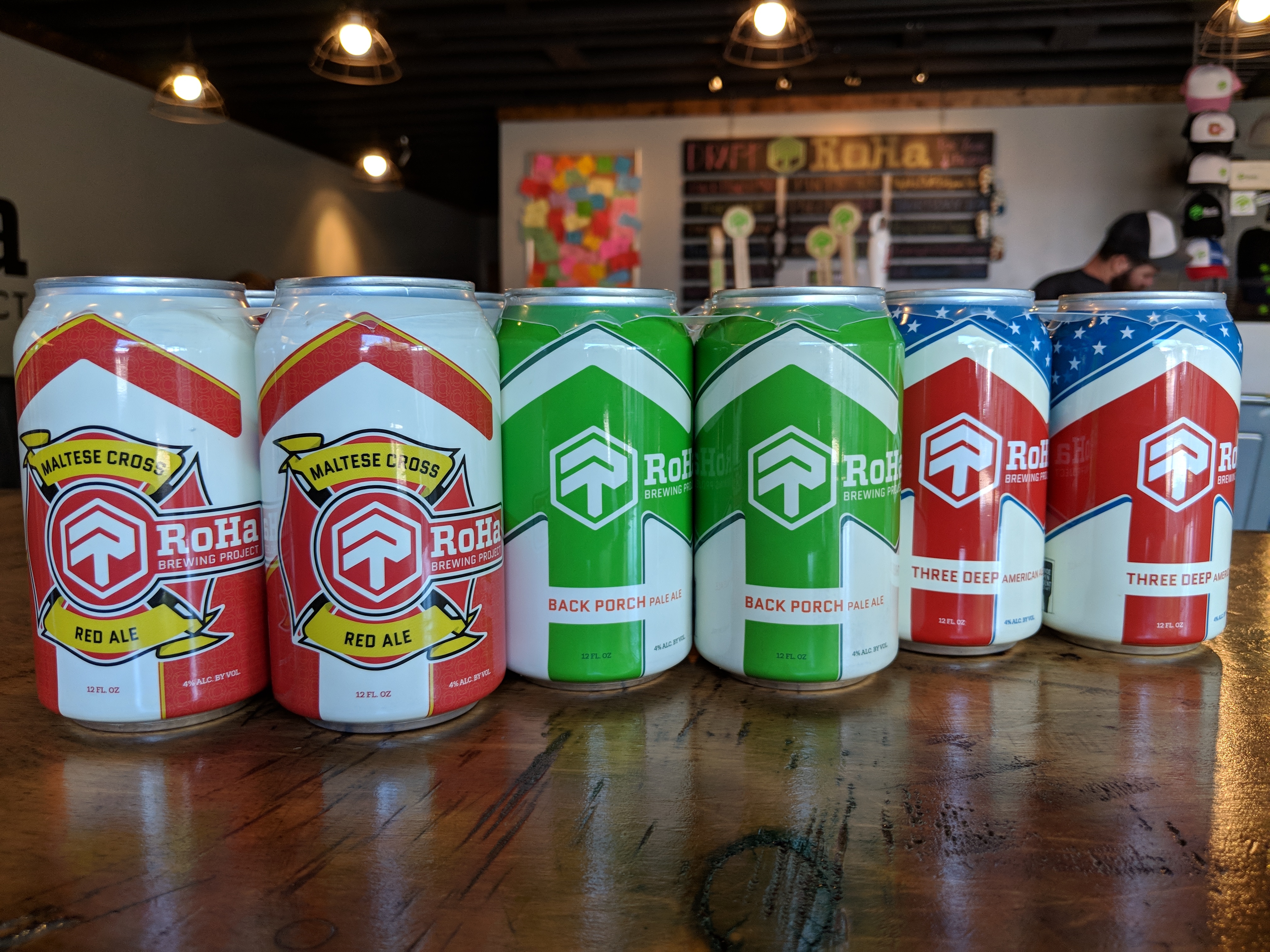 Current 4% line up - going to 5% ABV